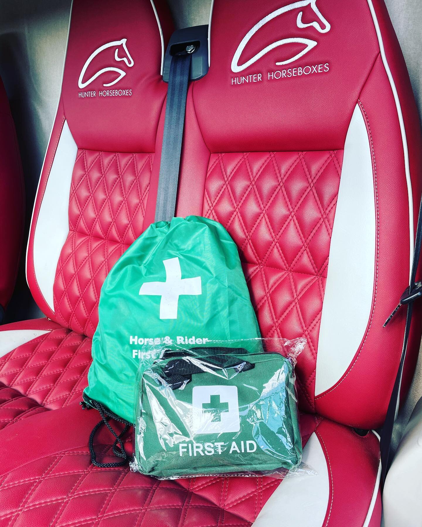 ⛑⛑Both of our Horseboxes are equipped with First Aid kits for both you and your horse. We very much hope you never need to make use of them, but they&rsquo;re there if ever you do
&bull;
Spring and Summer dates are booking up fast, so make sure you d