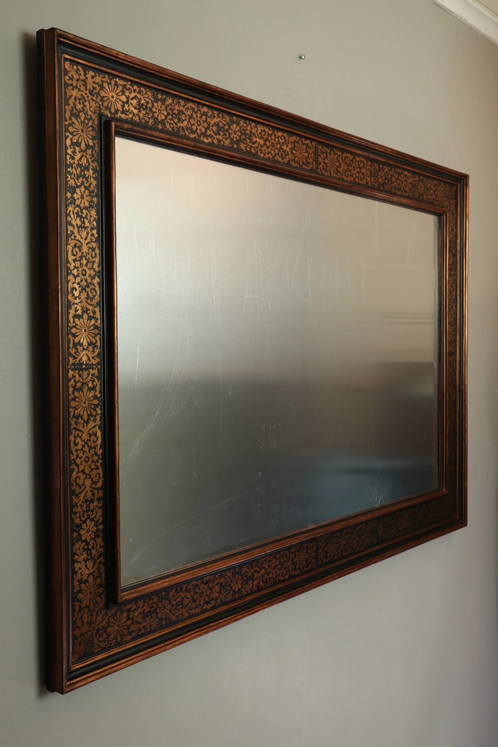 Flower Scroll Mirror Frame