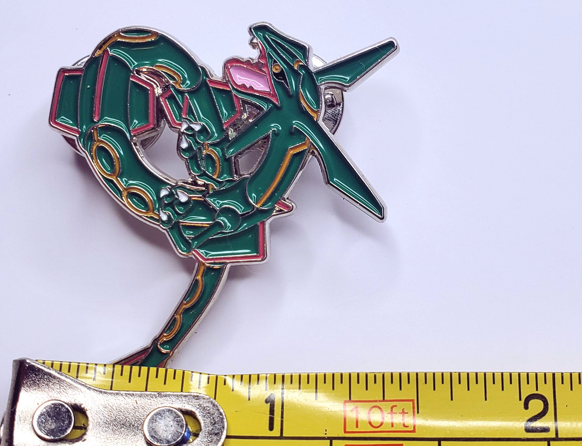 Pokemon Official Pin - Mega Rayquaza Shiny - Lapel Pins & Brooches