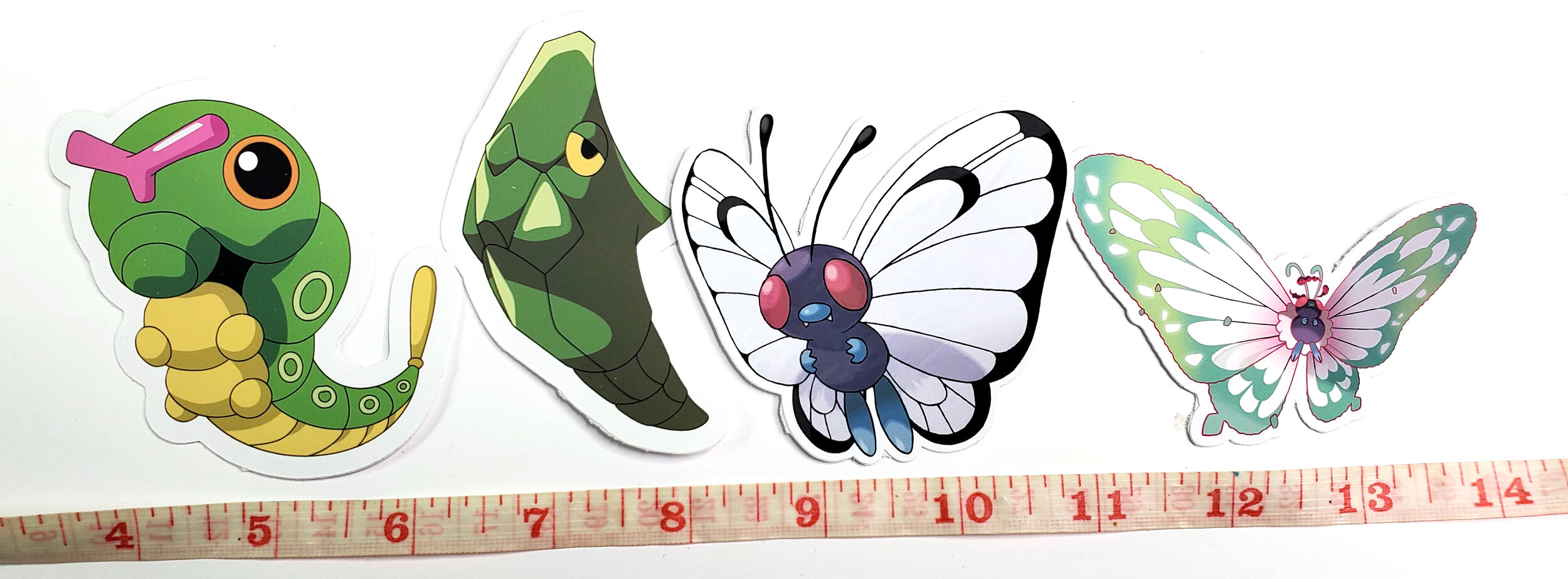 Butterfree Bubble-free stickers