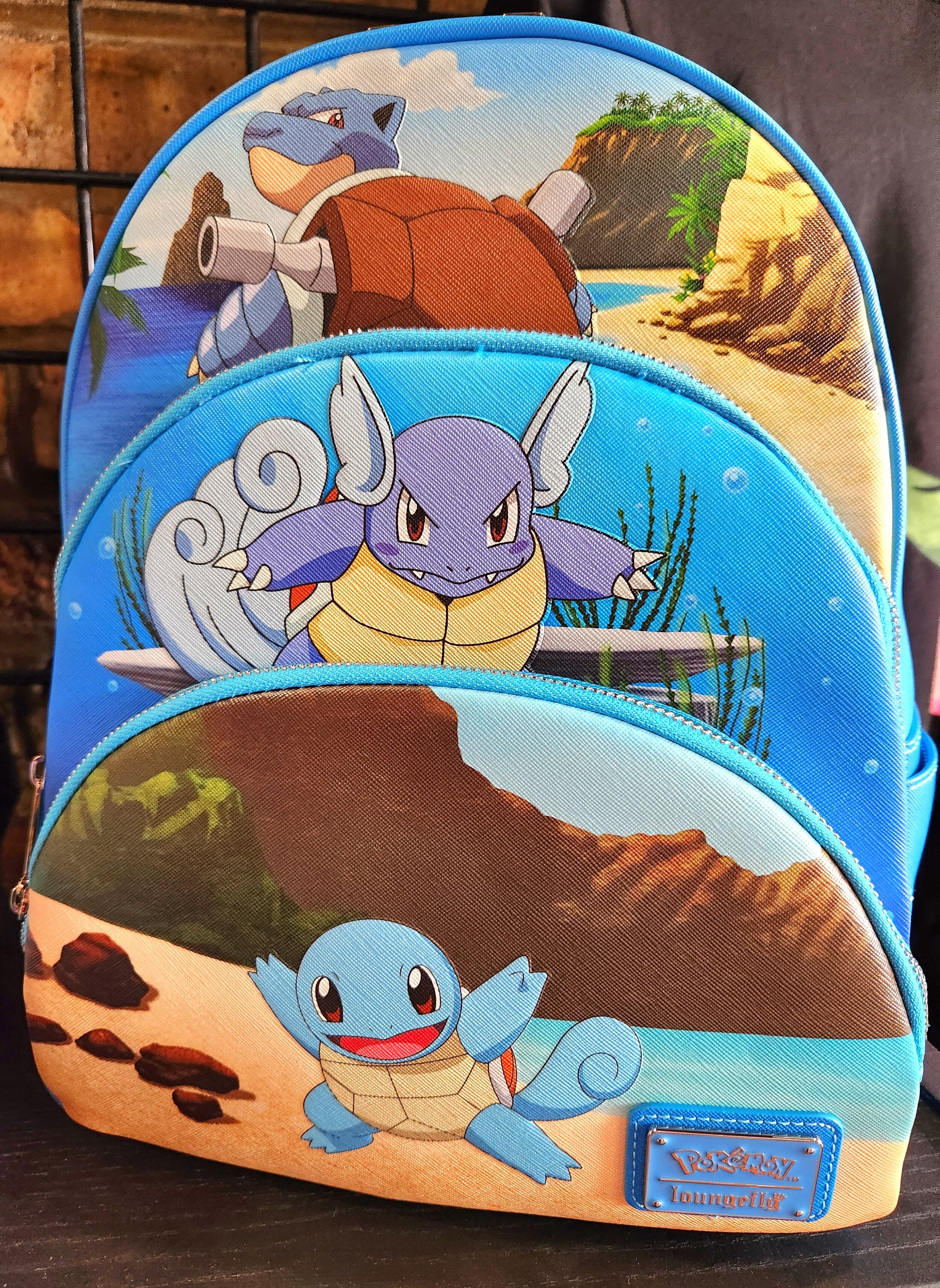 Squirtle Loungefly Evolutions Backpack — Logan Arch