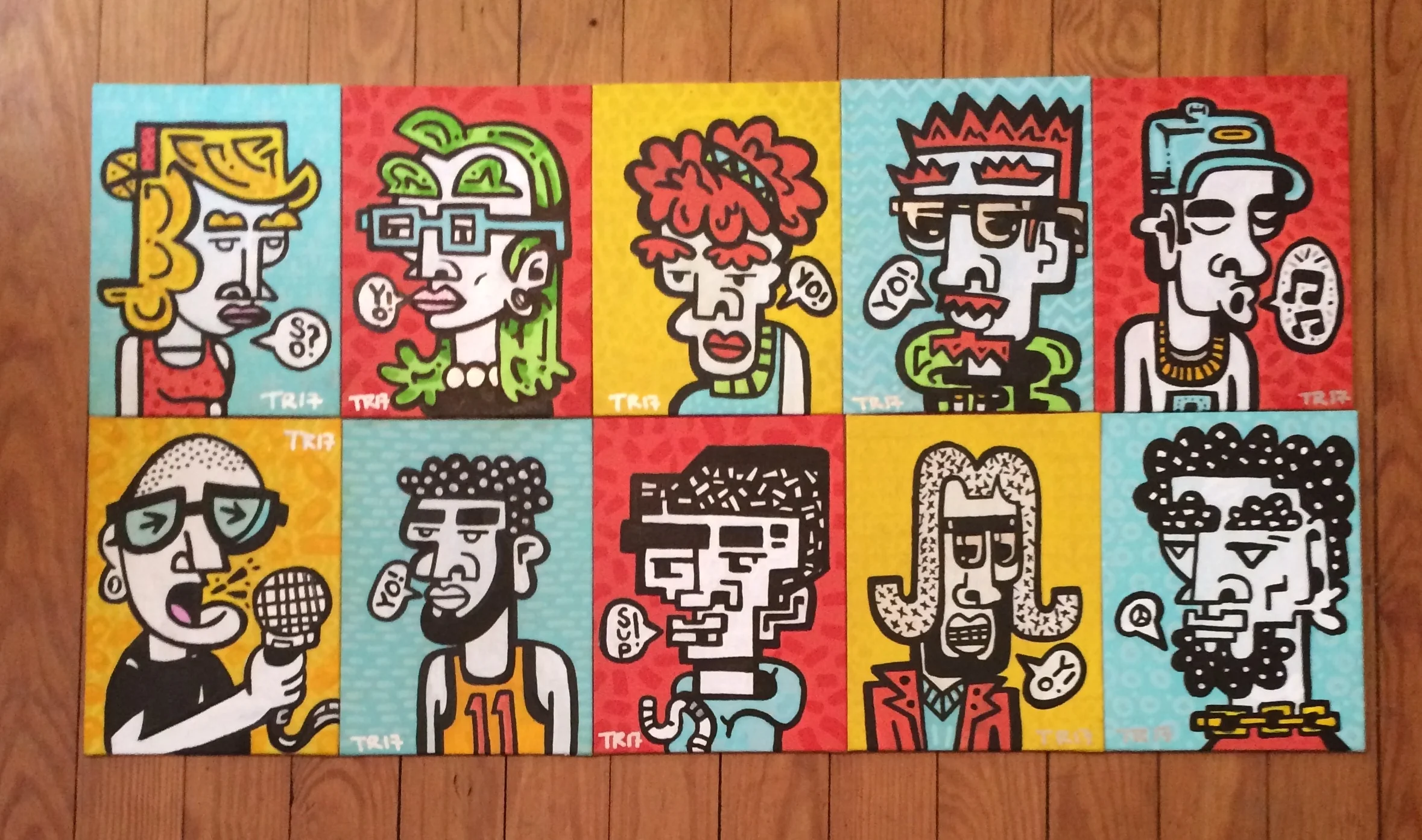 6x8 portraits.