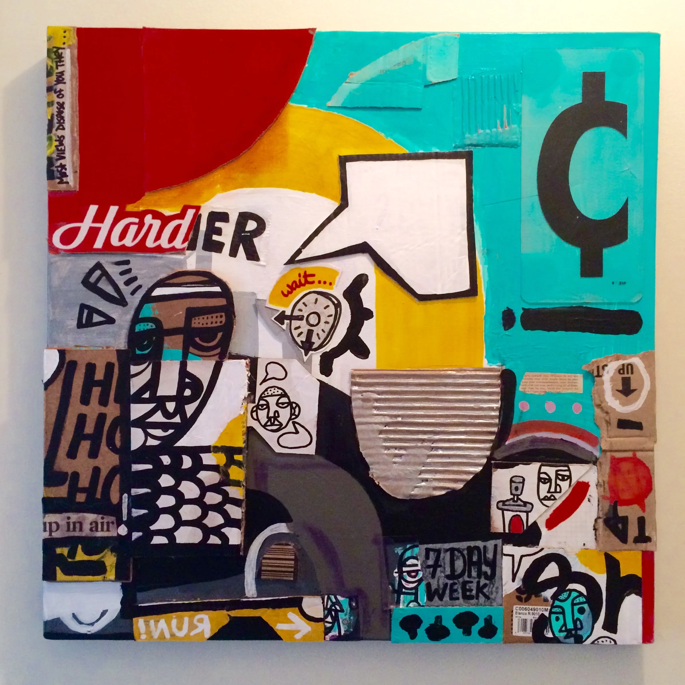 Harder 2 Make Cents - mixed media
