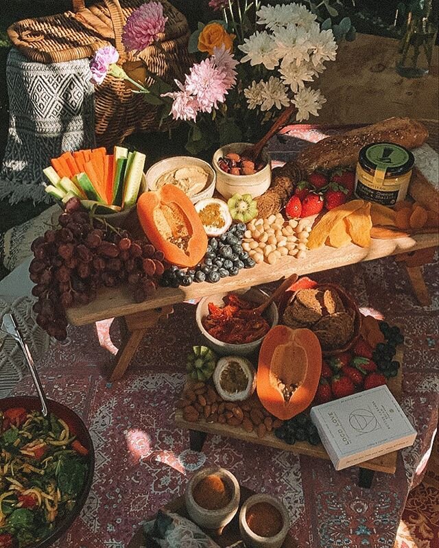 Our vegan platter for 2 is $200, add picnic equipment, set up and pack down for an extra $150 and you have yourself a full day of feasting in a magical location of your choice (get in touch for our secret location options 🤫)
&lowast;
&lowast;
&lowas