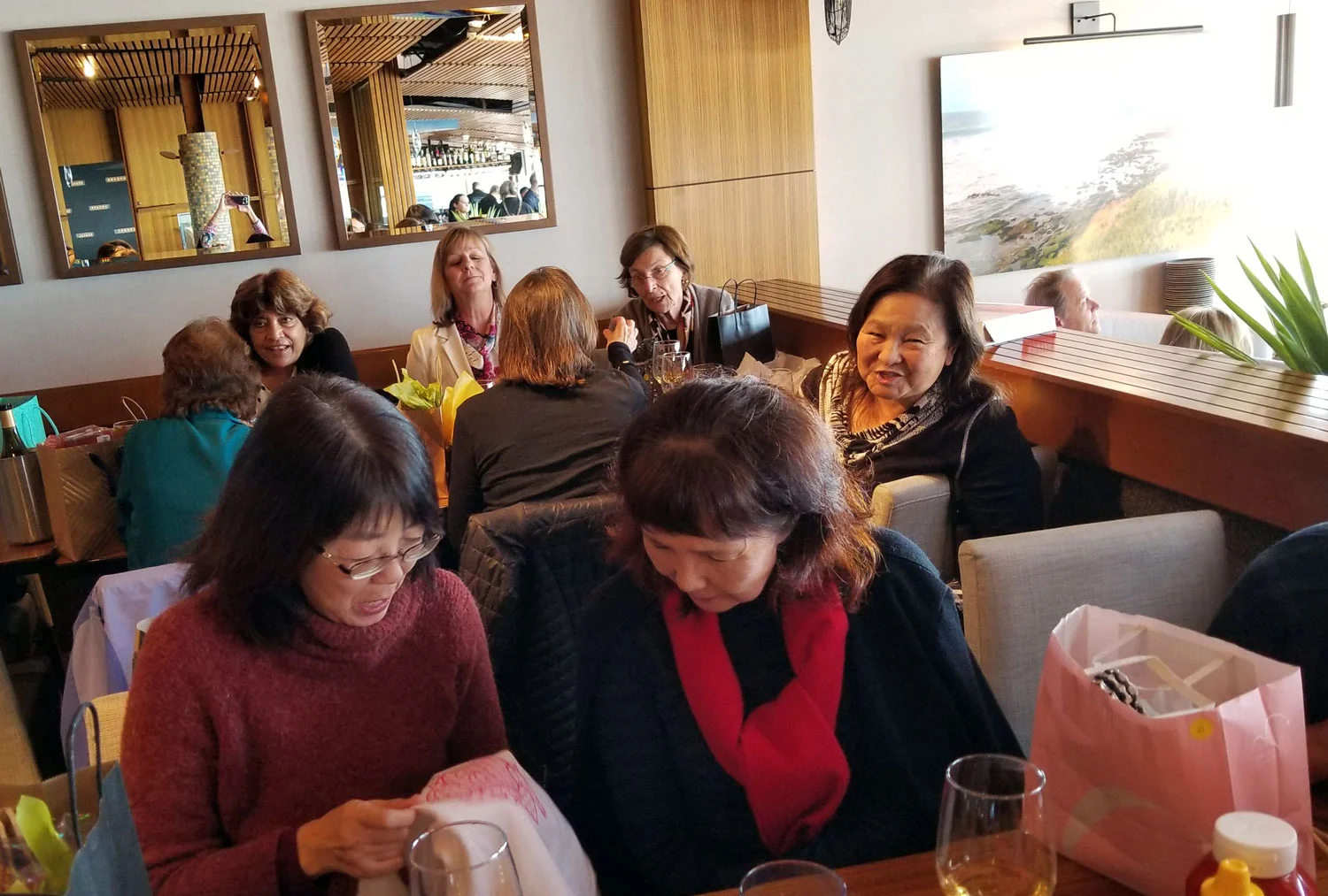 New Year's luncheon at Poseidon.