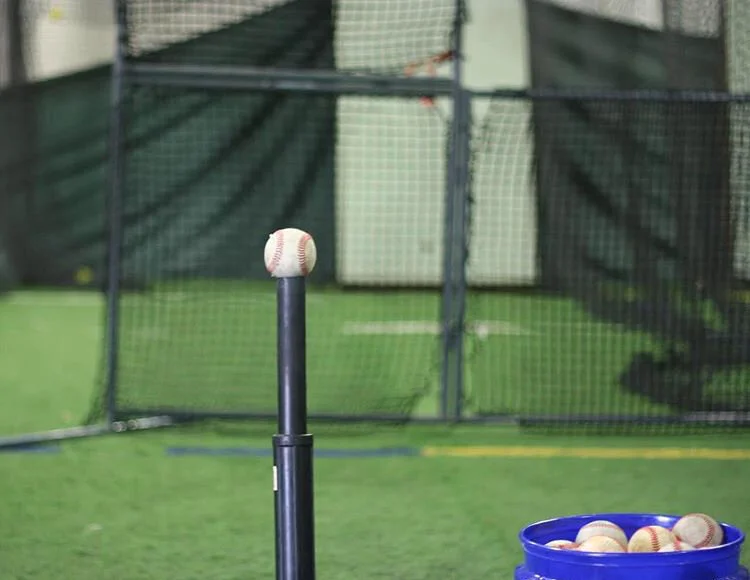 baseball net and tee