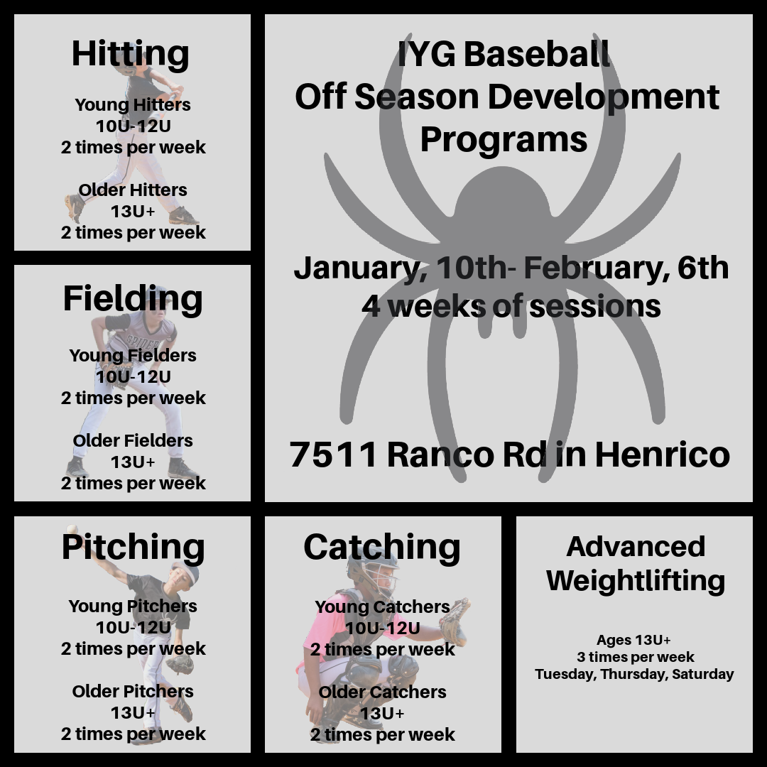 Off Season Development Programs for Jan/Feb — IYG Baseball