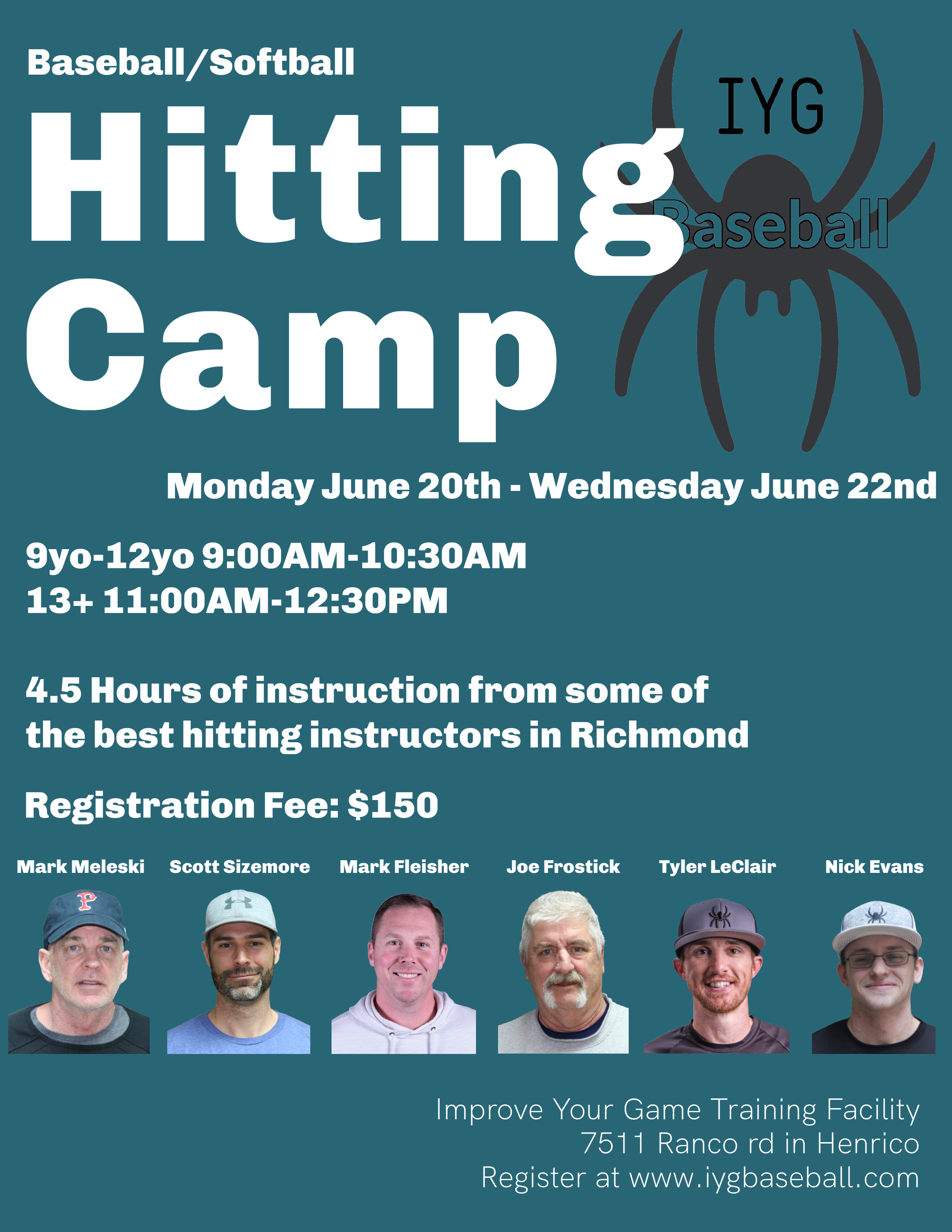 Summer Hitting Camp — Improve Your Game Baseball and Softball Training  Facility