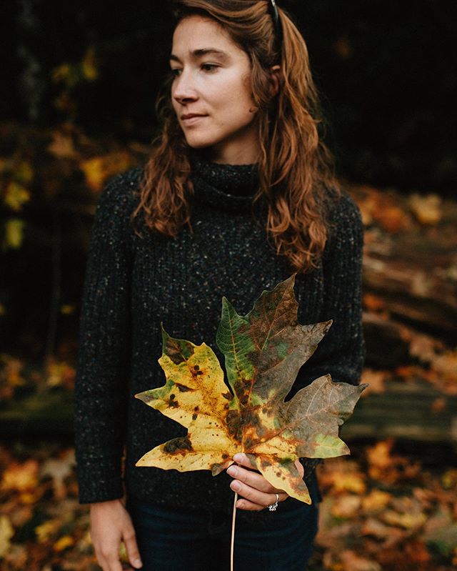 Canadian leaves are pretty big, aye? ;) Taken a few weeks back on our road trip to Vancouver Island