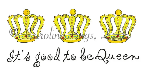 It's Good to be Queen Charlotte Word Art