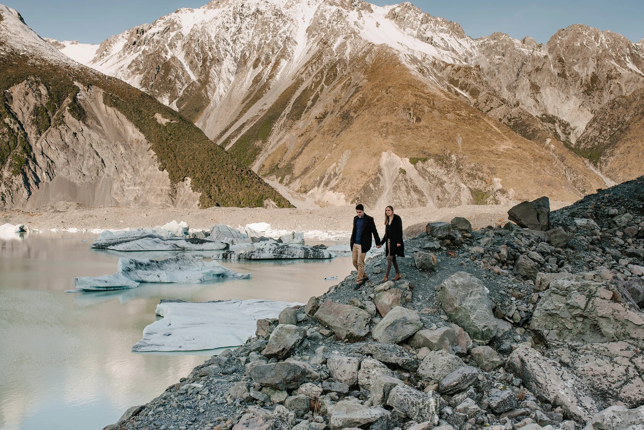 Cara and Jamie | Mt Cook Engagement Session