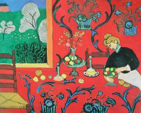 Example 1 Henri Matisse (1869-1954) Red Harmony 1908 Oil Painting Canvas 180 × 220cm St. Petersburg Amy Taji Museum