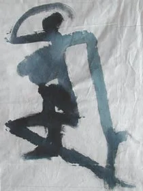Figure 4. ShiChen Luo (5 years old) Blue Nude (redrawing)