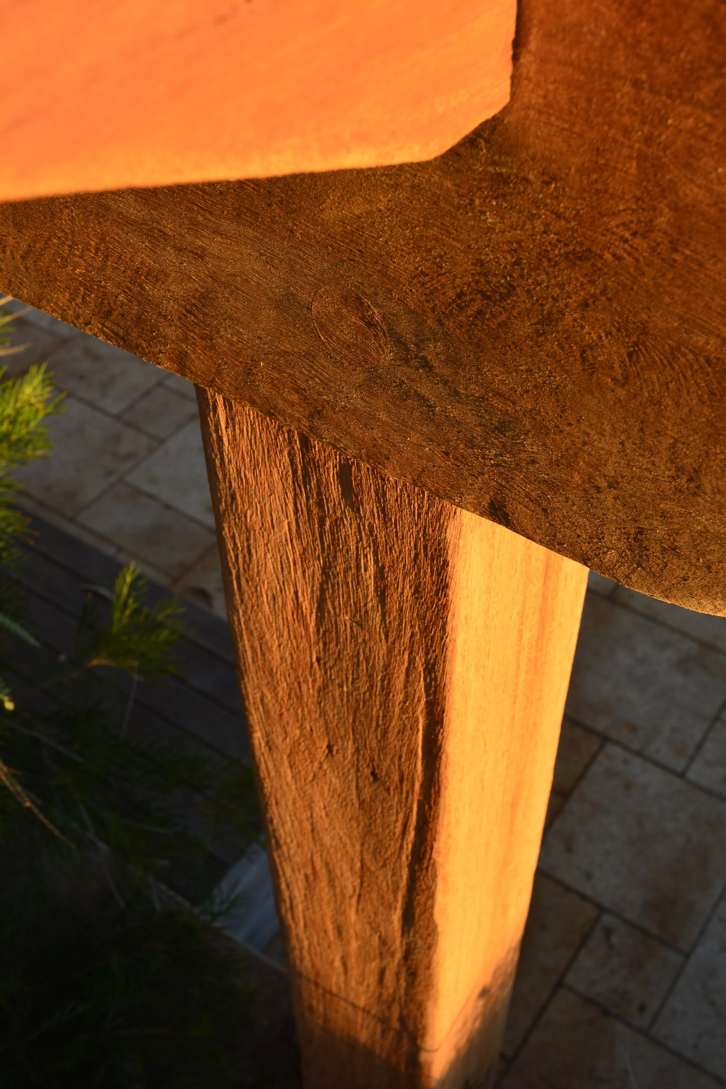 Spotted gum wire brush finish 2.JPG
