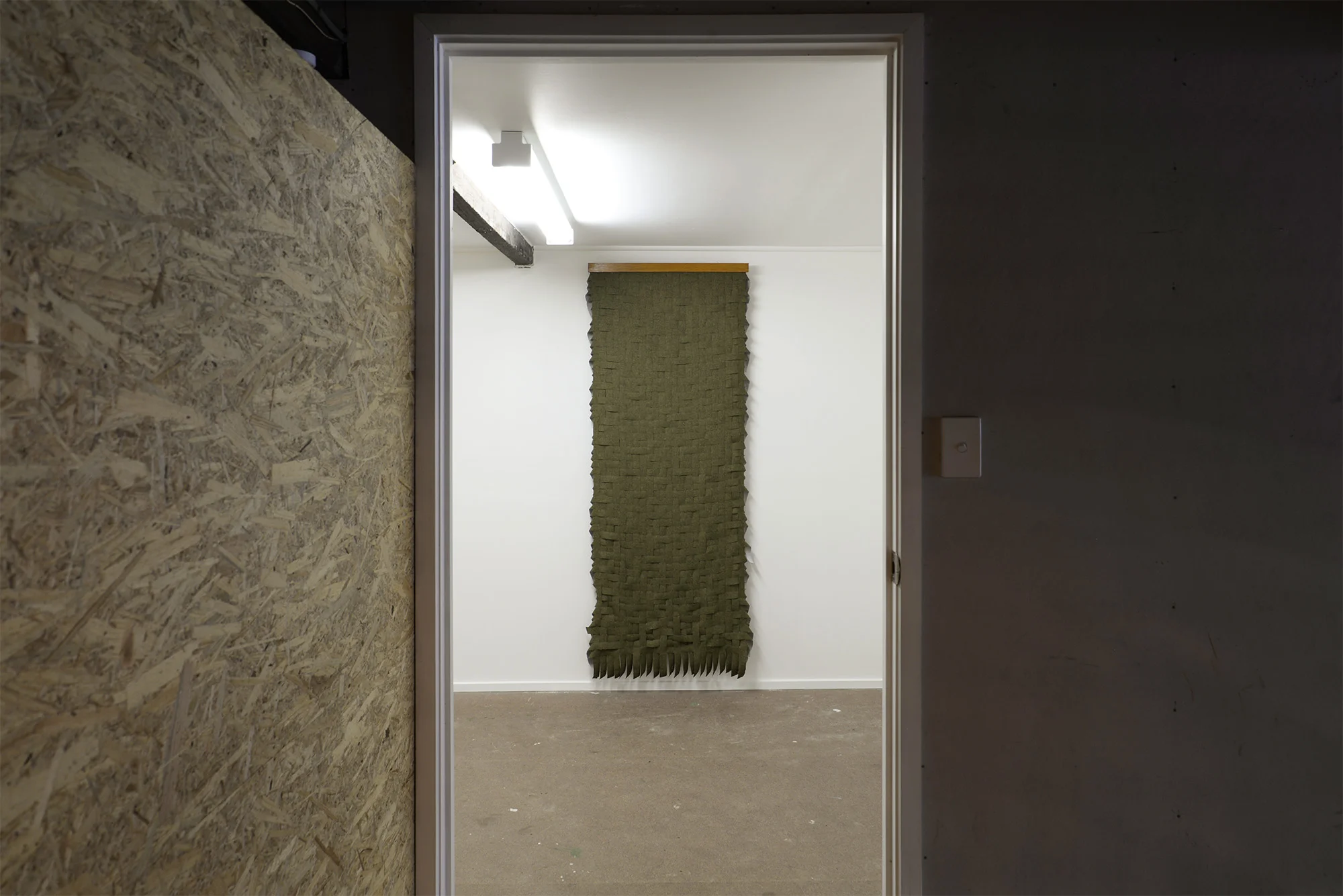 Linen Weave (Green) 2018 linen weave 190cm x 95cm