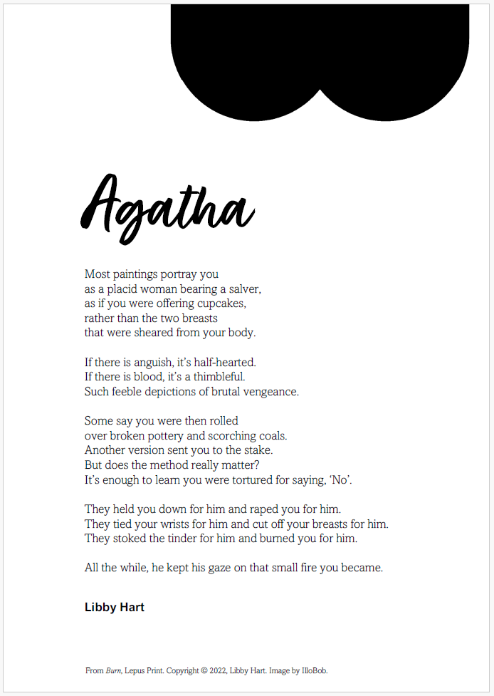 'Agatha' by Libby Hart