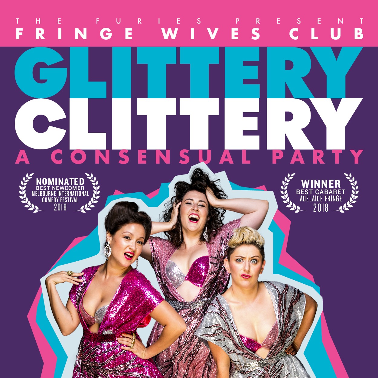 Fringe Wives Club - "Glittery Clittery" [Recorded (vocals), Mixed & Mastered (JP)]