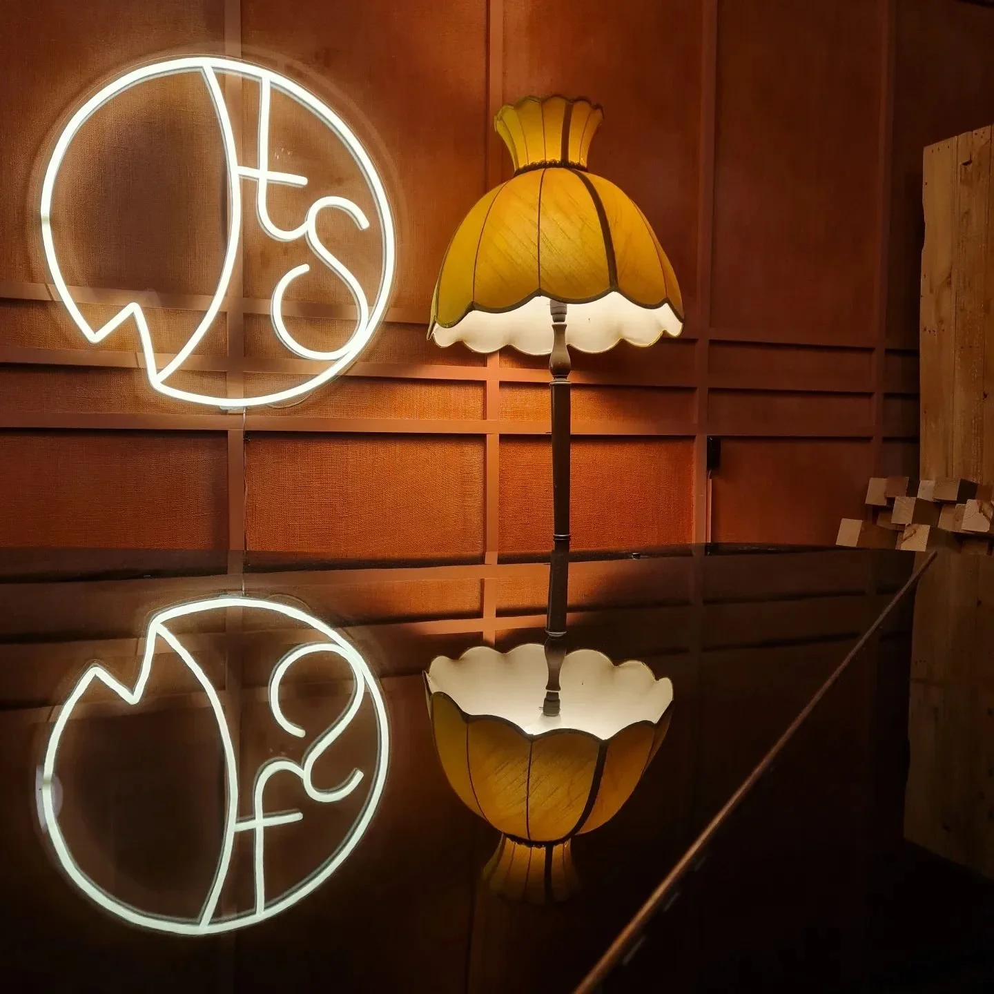 We think we might leave the piano right... here.
That old lamp is definitely not straight. Vibey though.
Hashtagnofilter - seriously, the light is just like this in here and it will make your record (sound) awesome!
❤️