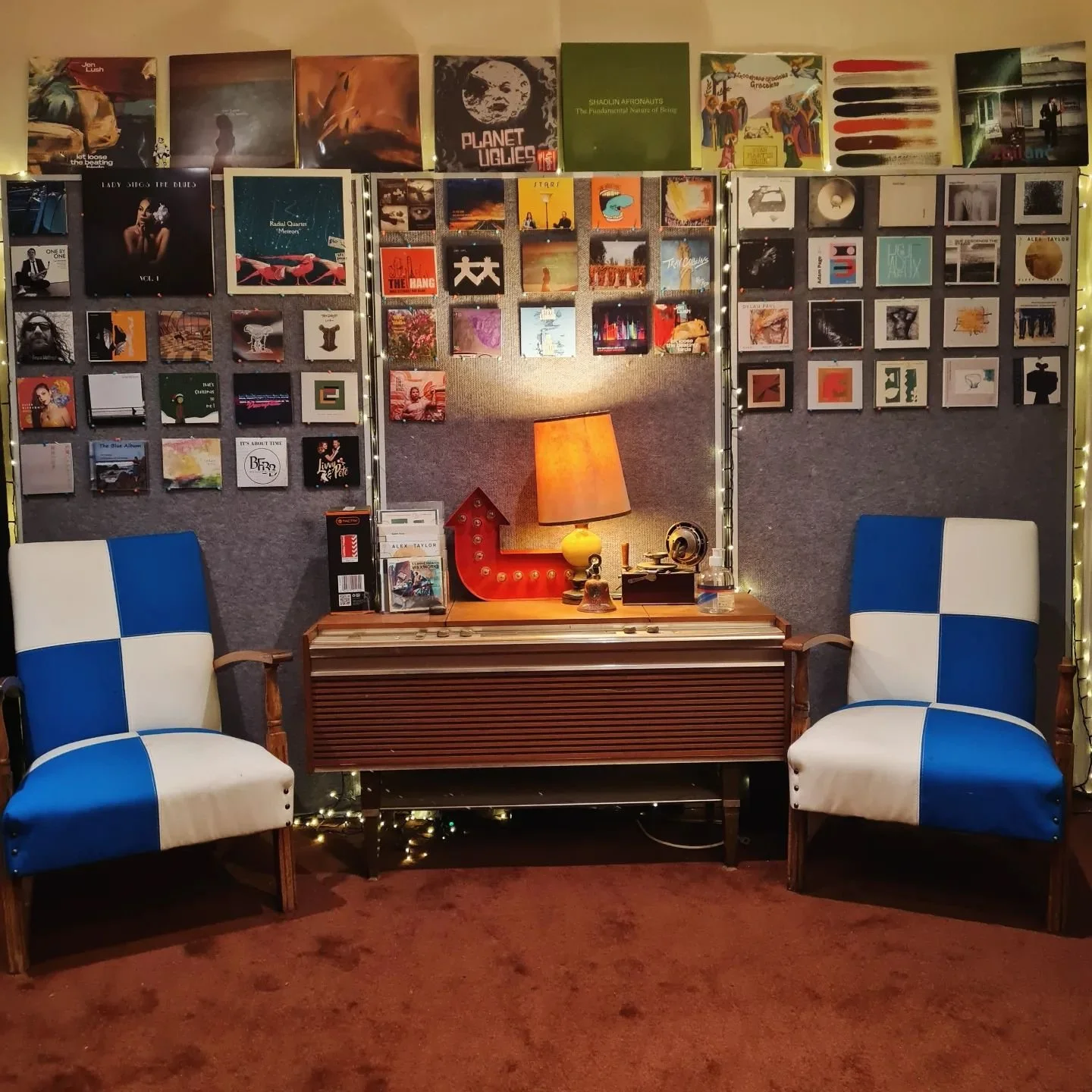 Wizard Tone Studios Wall of Fame💽
Thanks to all the artists who have made records here with us. Keen for many more!
We love getting a CD or Vinyl to put on this display, so if you've recorded here drop one in if you haven't already.
I was a bit t