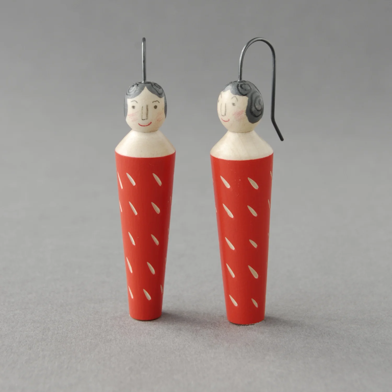 Dolly Doll Earring Red