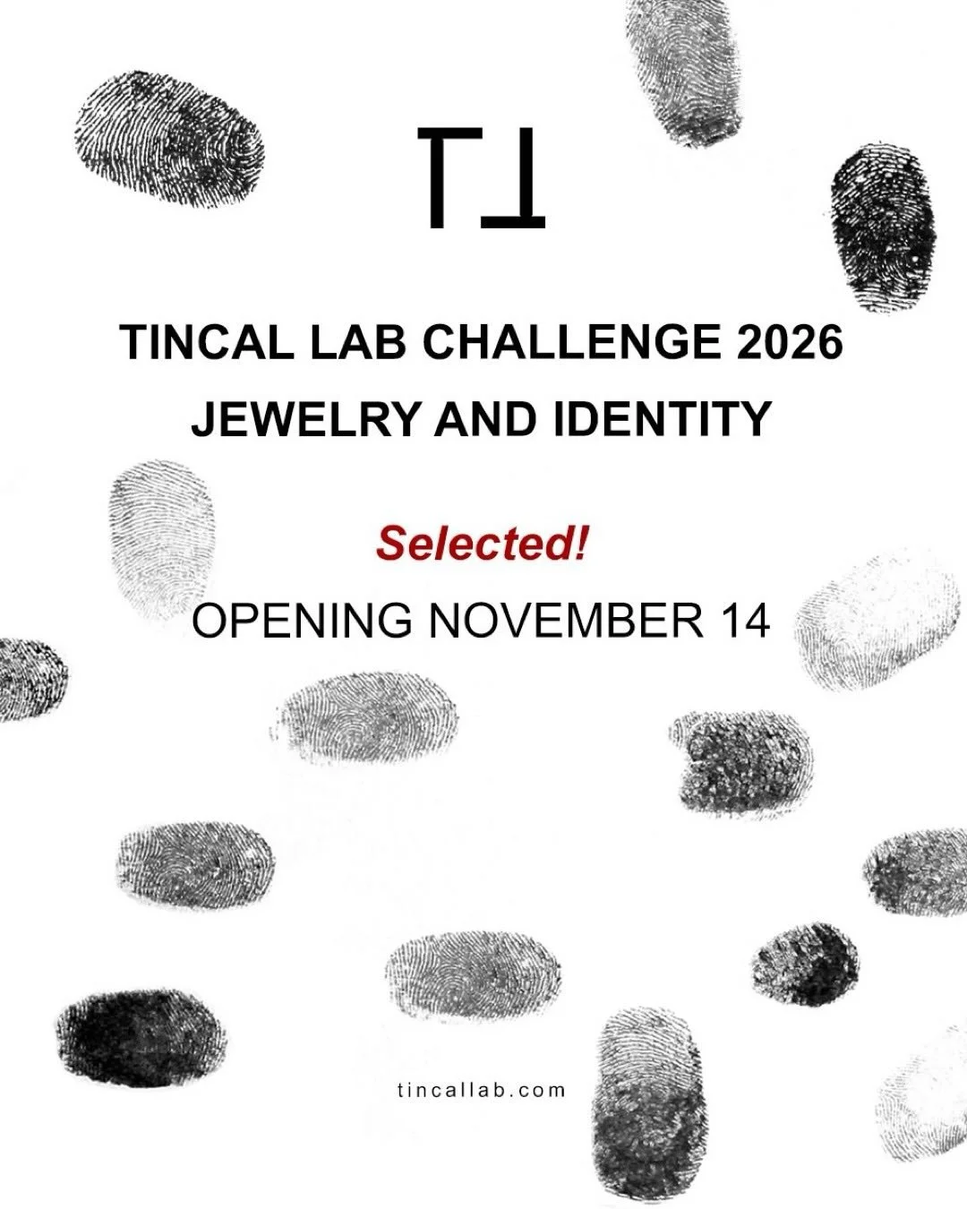 Thrilled to be one of the 80 artists selected for this years Tincallab Challenge 2026 - Jewelry &amp; Identity 💎🫆 Opening 10 November @tincallab &bull; I cant wait to start on my pieces ;-) 

Thank you to the jury @anapatriciapina @karmanjewelry @n