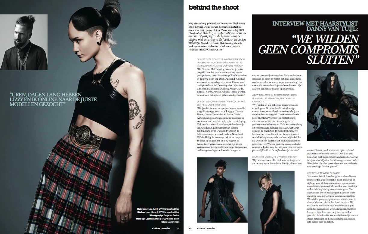 Coiffure Magazine Highland Warriors Dec16.jpg