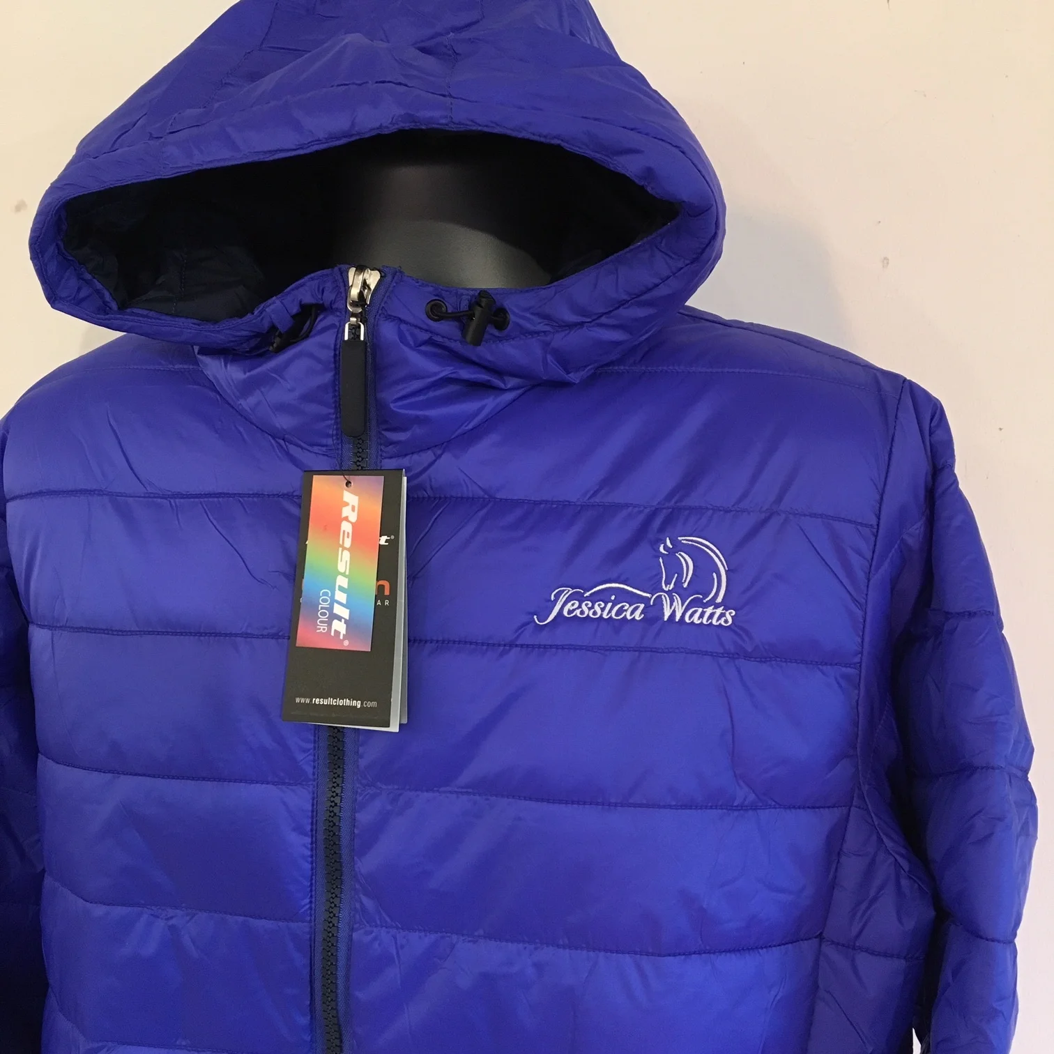personalised_ladies_snow_bird_padded_jacket_tplequestrian.JPG