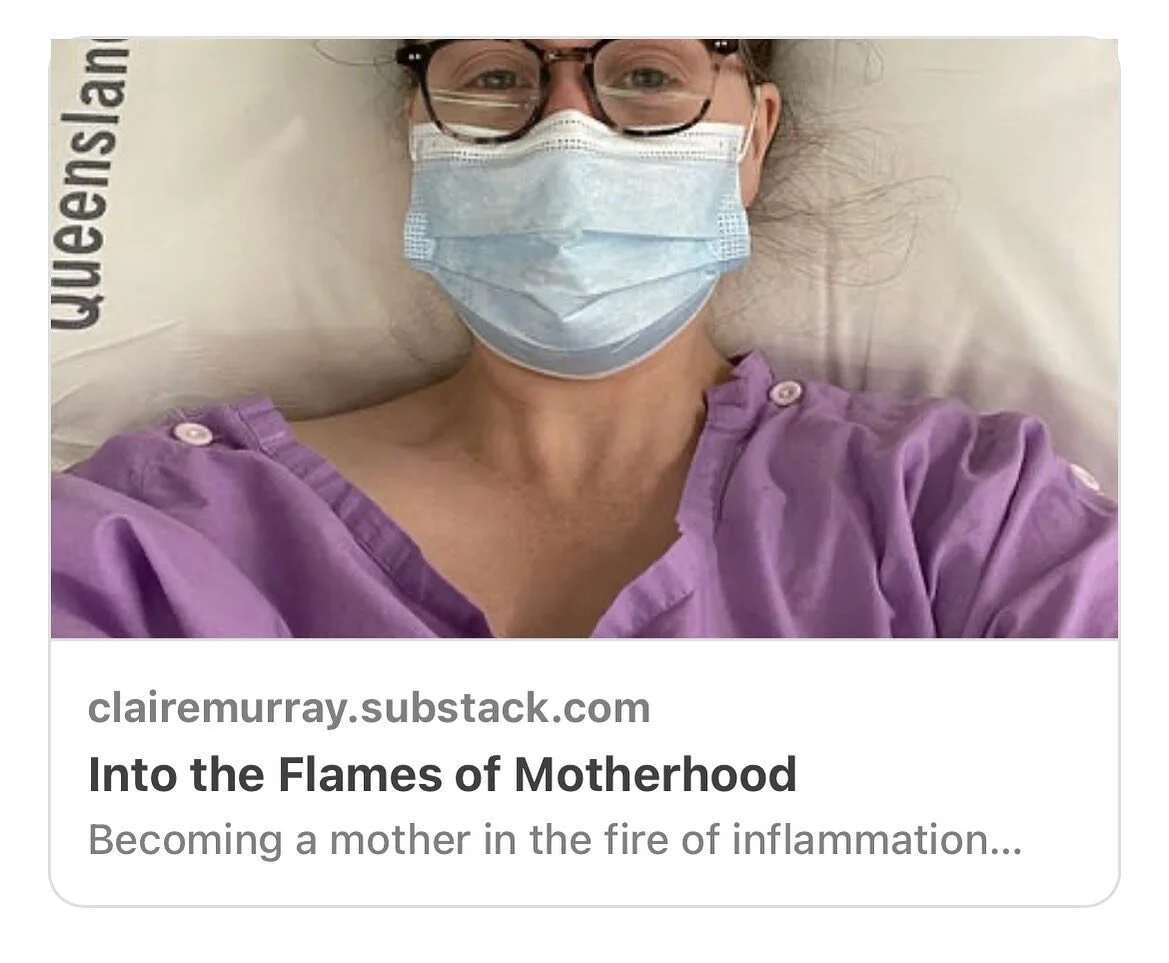 In March 2022 I got diagnosed with Crohn&rsquo;s disease, an inflammatory/autoimmune condition that affects your digestive system. 

Looking back I&rsquo;d been dancing with it for awhile, but it reared its head when Hugo was 5 months old, and I got 
