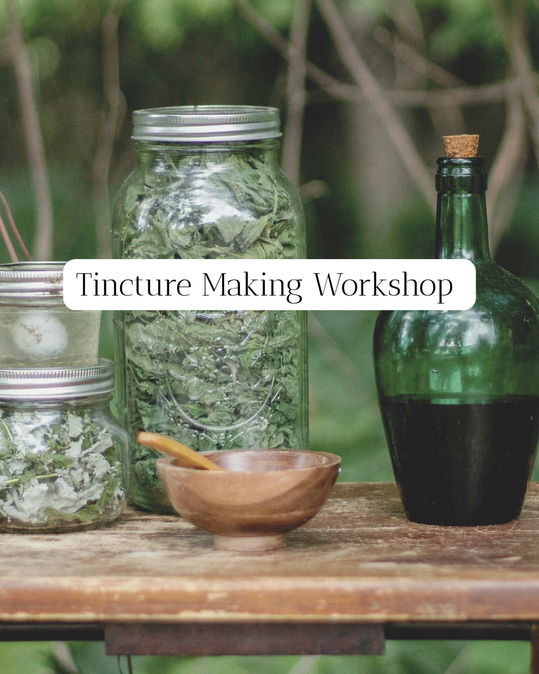 Tincturing Workshop
