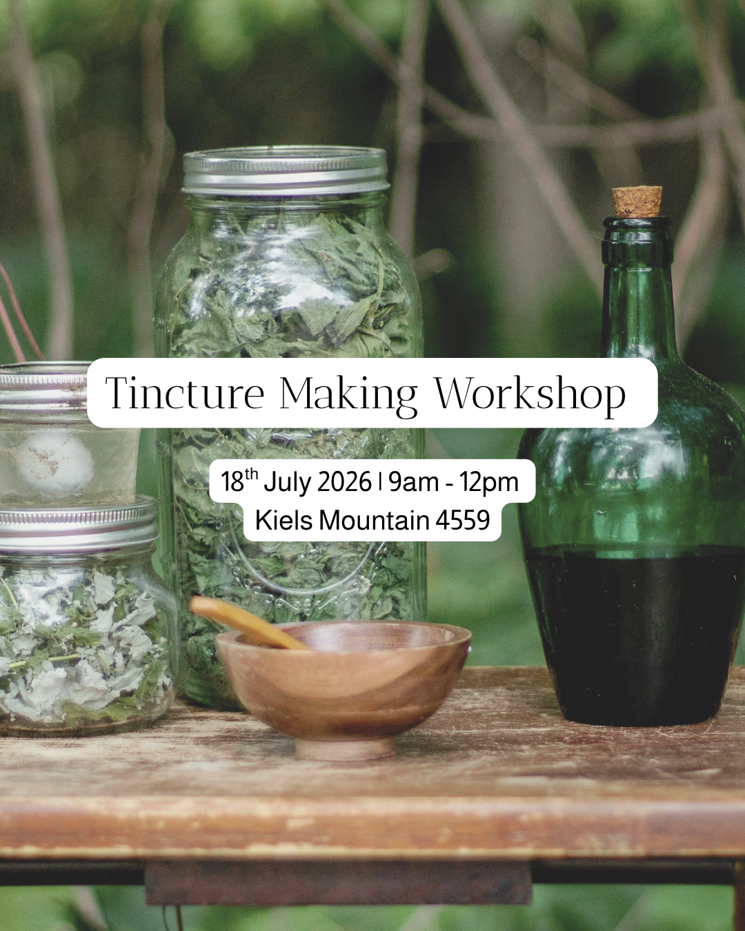 Tincturing Workshop