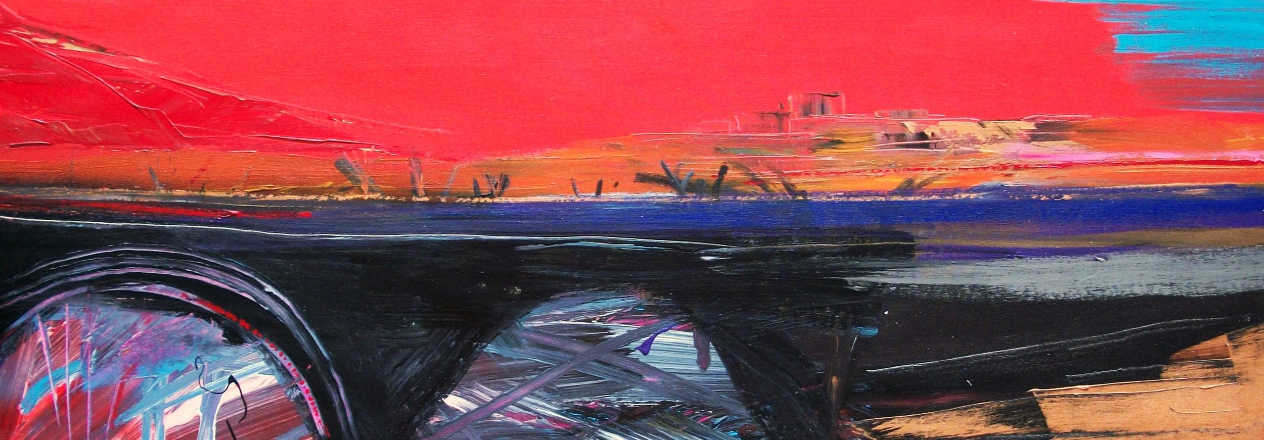 VIADUCT, 180 x 60cm, acrylic on canvas