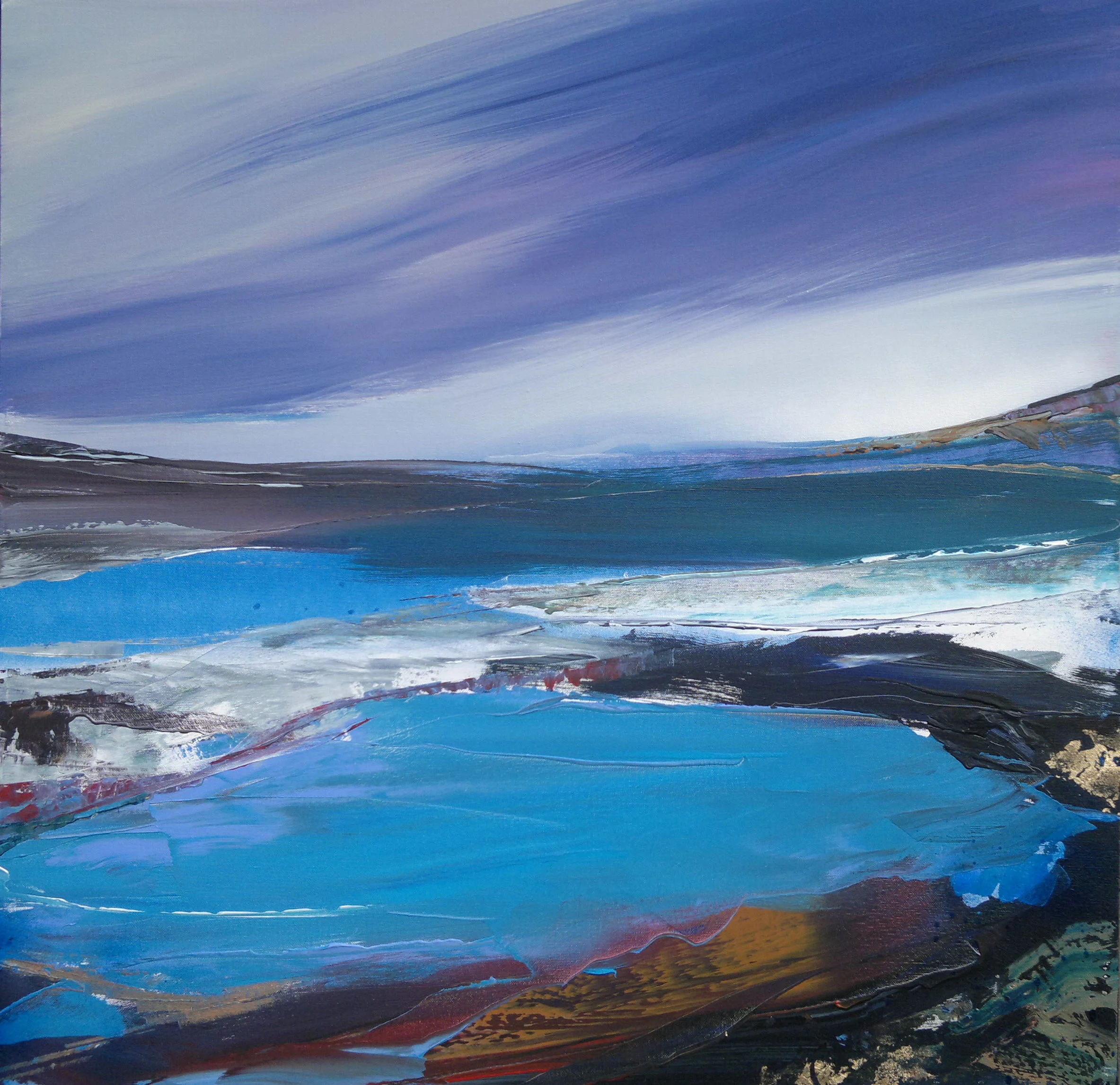 SEASCAPE NO.8, 100 x 100cm, acrylic on canvas
