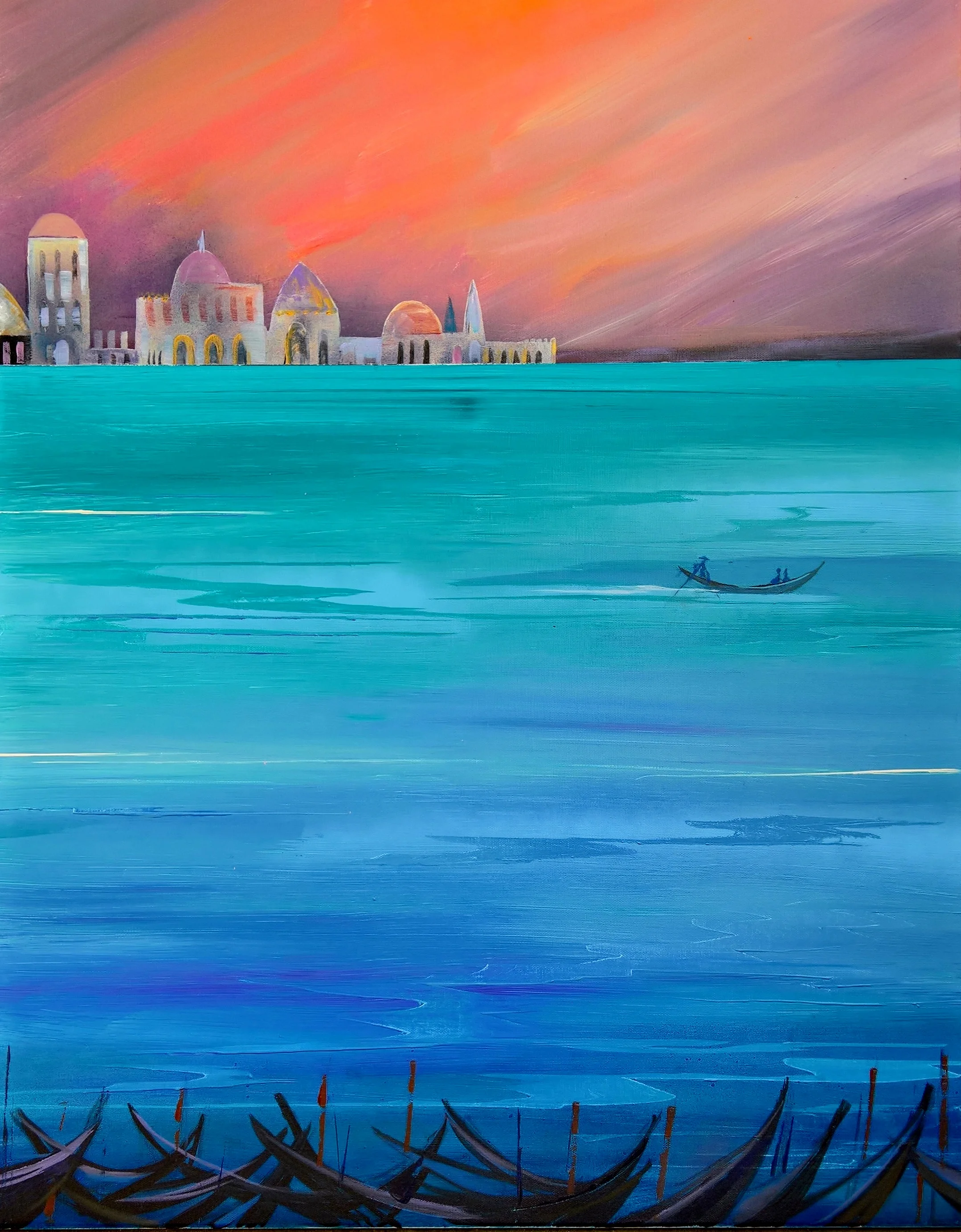 VENICE, 90 x 70cm, acrylic on canvas