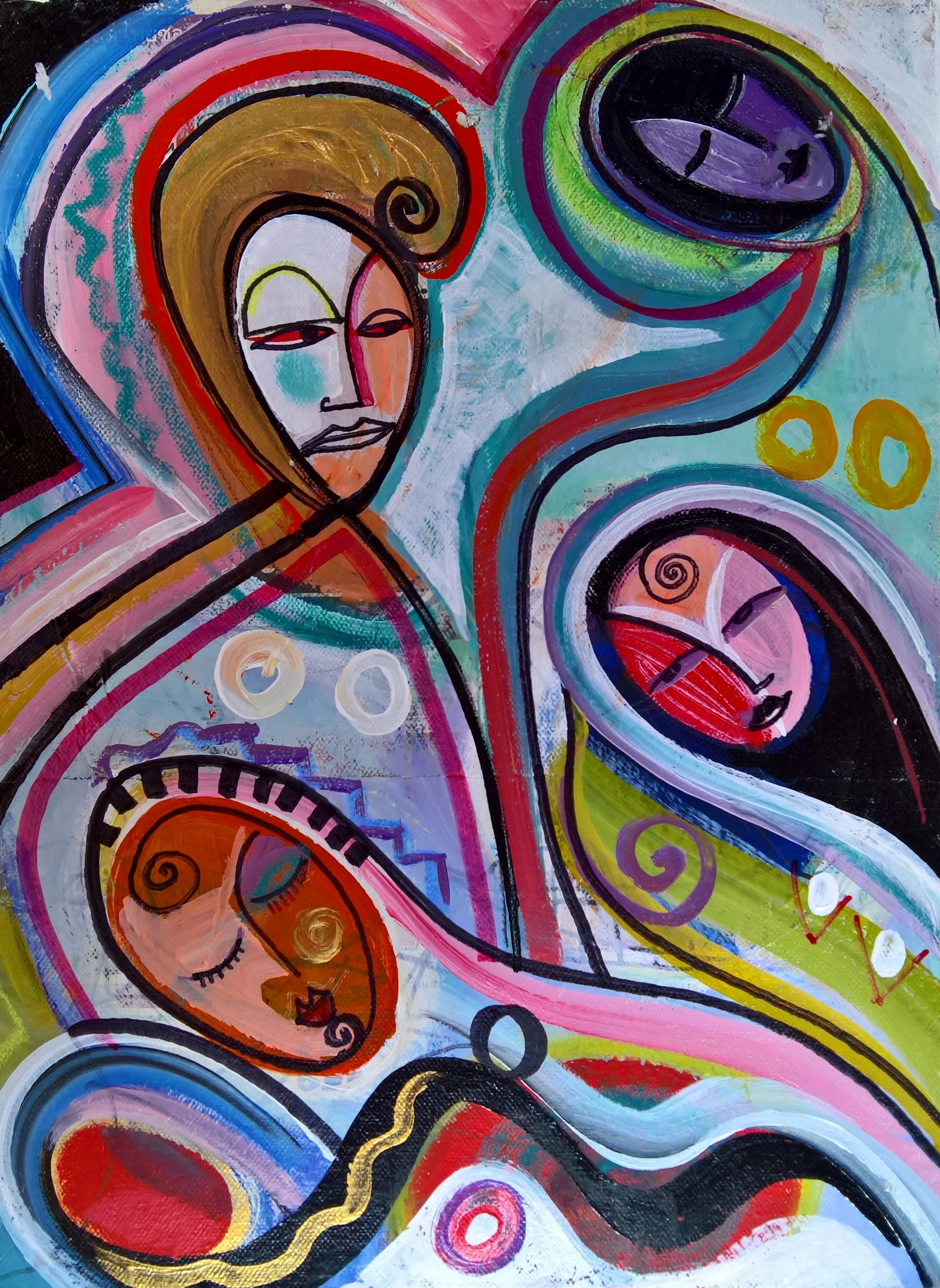 SANCTUARY, 40 x 30cm, acrylic on canvas