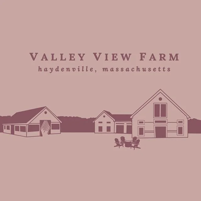 Custom venue illustration of the beautiful @valleyviewfarmwedding.