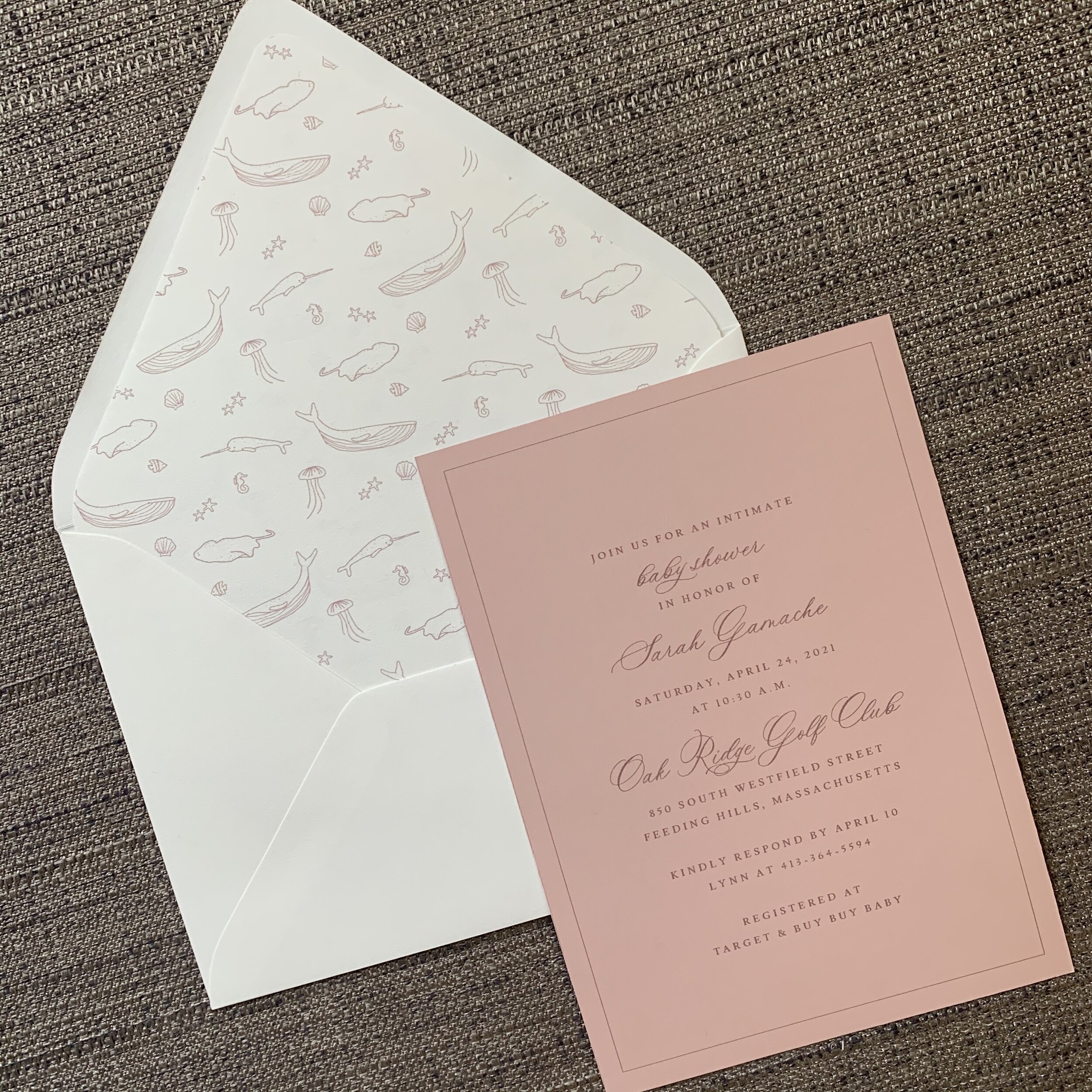 Under the Sea - Baby Shower Invitation - Cipria