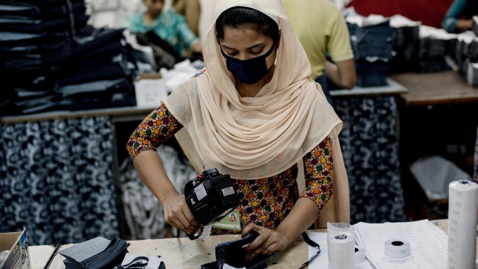 Leading fast-fashion brands collect profit by mass-producing their products in factories in Bangladesh, India, China, and many others. Nearly all of these factory workers are greatly underpaid and work in unsafe conditions.
