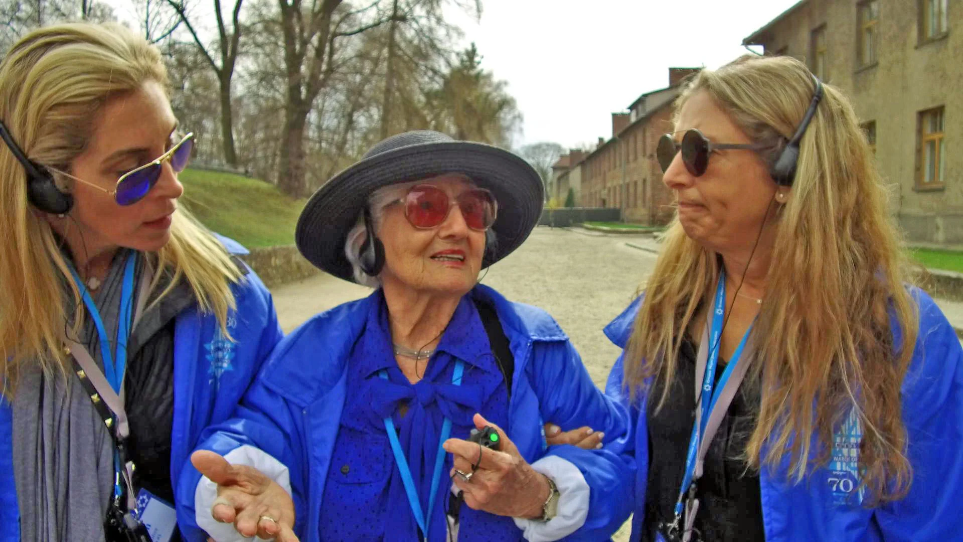 Magda at Auschwitz on April 11, 2018 - the day before the March of the Living took place there.