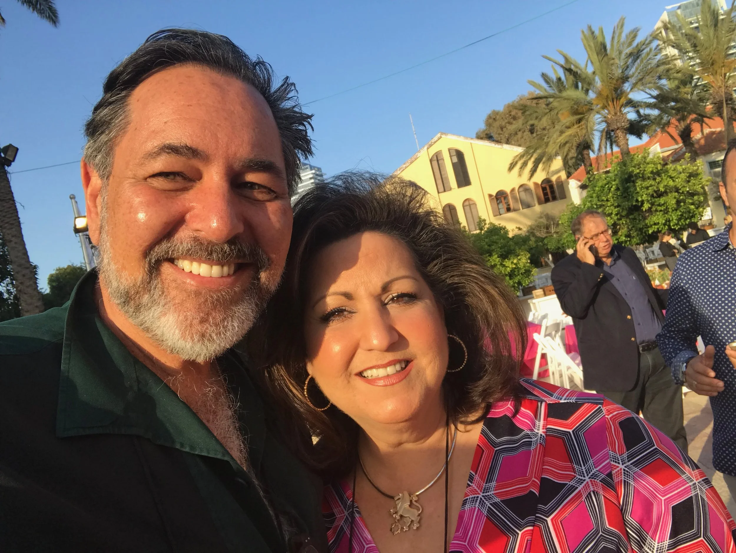 Jerry with My Survivor Consulting Creative Producer, Bonnie Reiter-Lehrer.