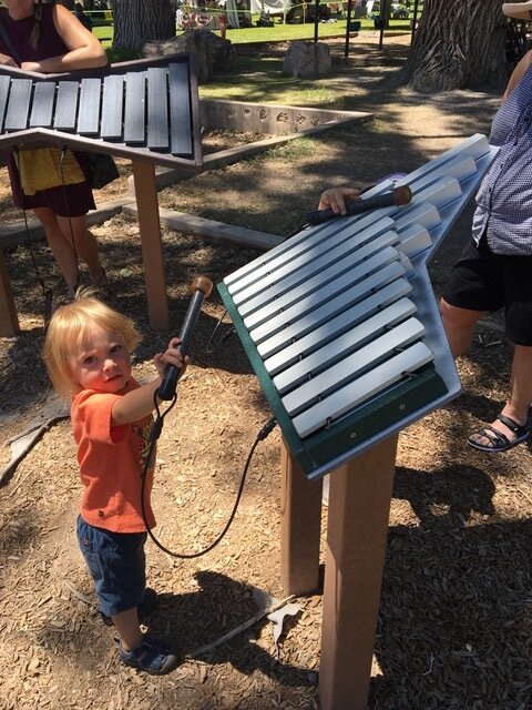 xylophone garden in Hartwell Park in Ridgway Colorado photo by SaraSharpe.jpeg