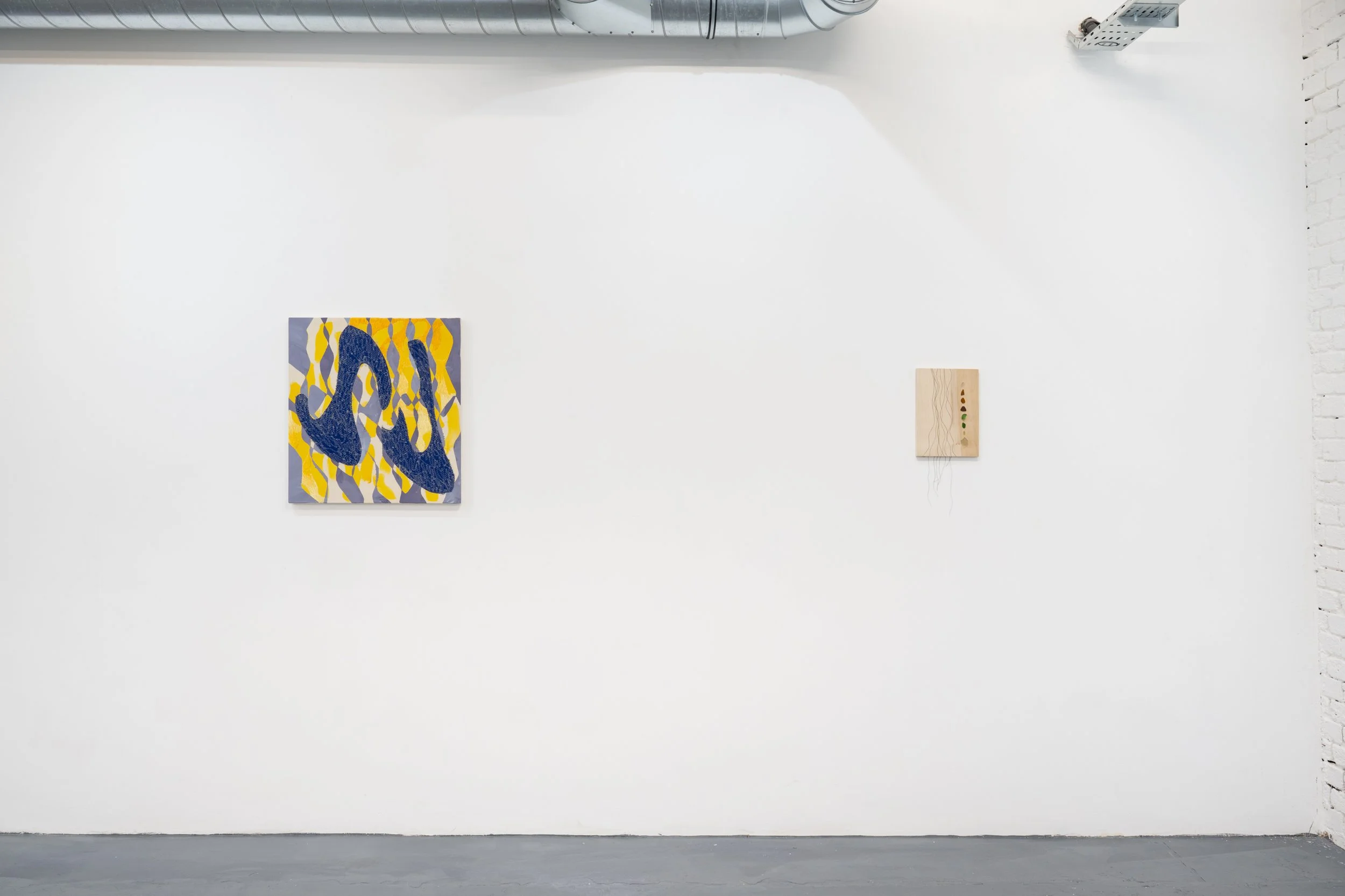 Goia Mujalli (painting on the left) & Tonico Lemos Auad (work on the right)