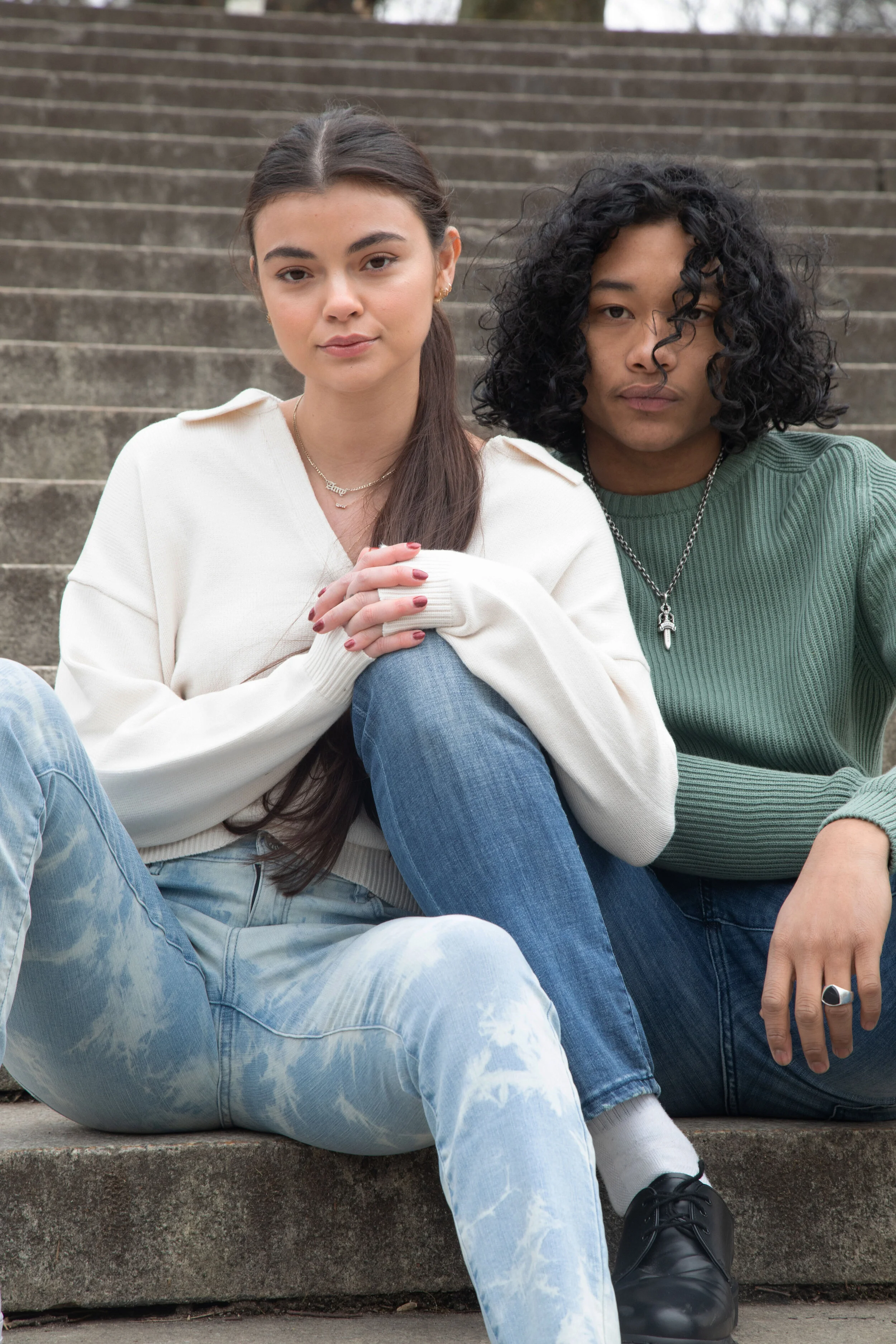 Women’s Tie-Dye Bleached Ankle Jeans    Men's Titan Athletic Tapered Jeans