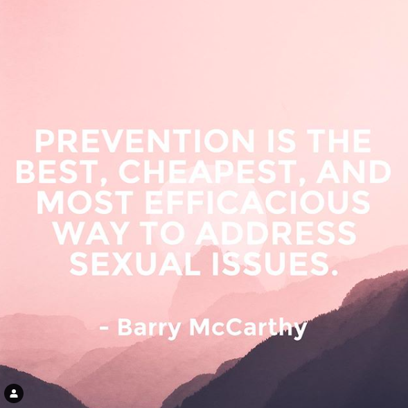 Prevention is Key: Sex Therapy