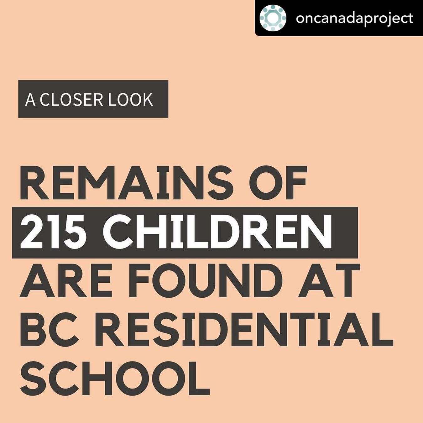 Posted @withregram &bull; @oncanadaproject 🗣Please Share &amp; Amplify

➡️Our history in Canada is horrifying, &amp; until we acknowledge that &amp; recognize the truth, we will continue upholding systems built on a foundation of racism, violence &a