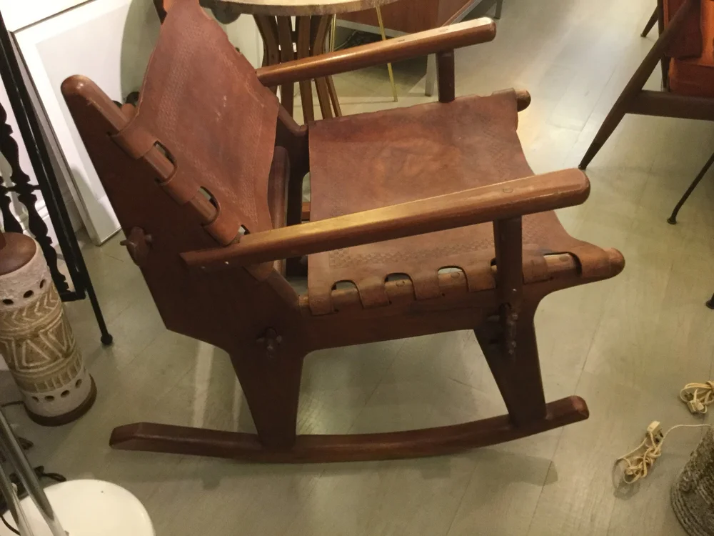 Angel Pazmino rocking chair — Artifacts 20th Century | Mid-Century