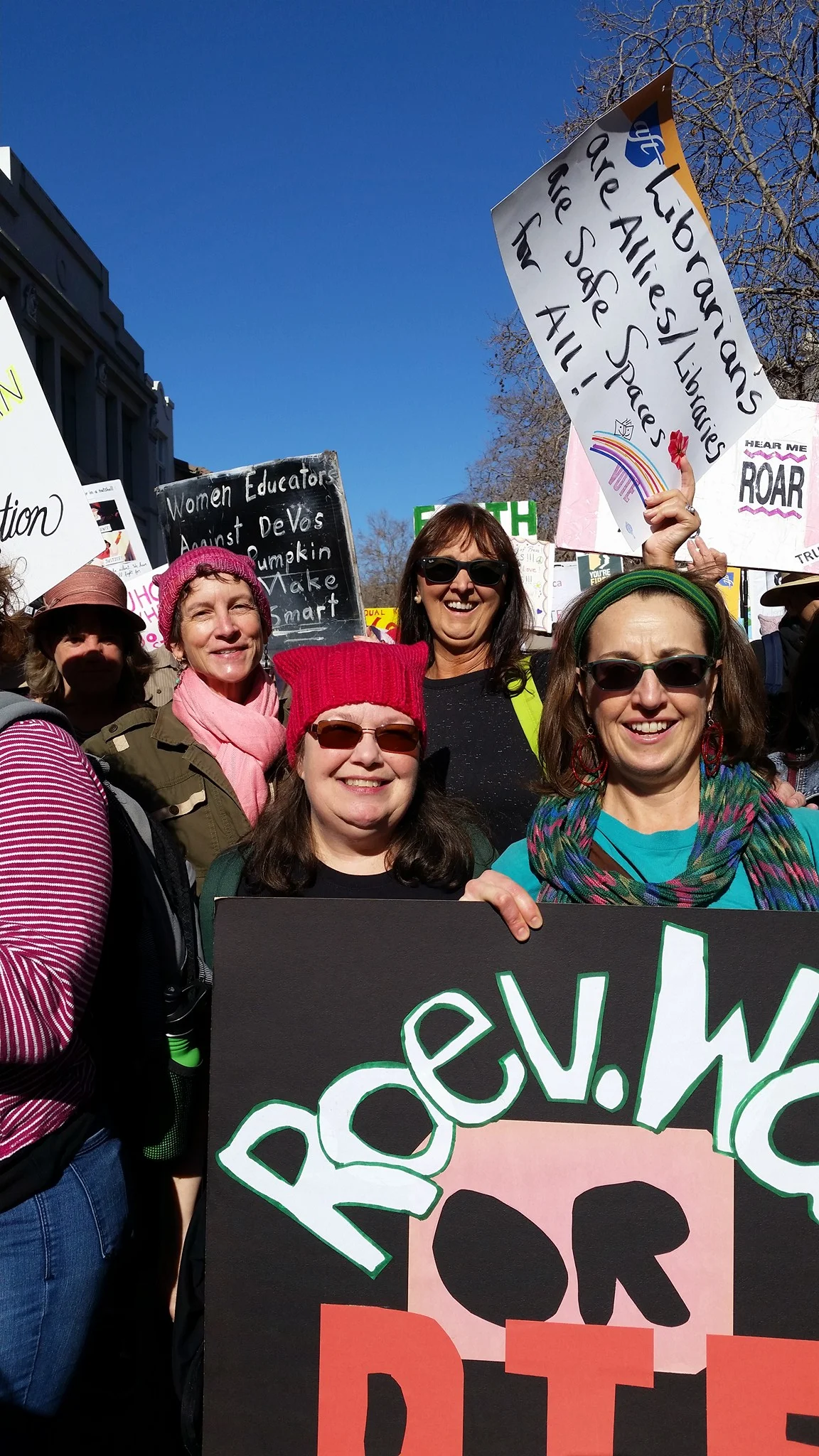 Veronica and Martha at the Women's March 2018!