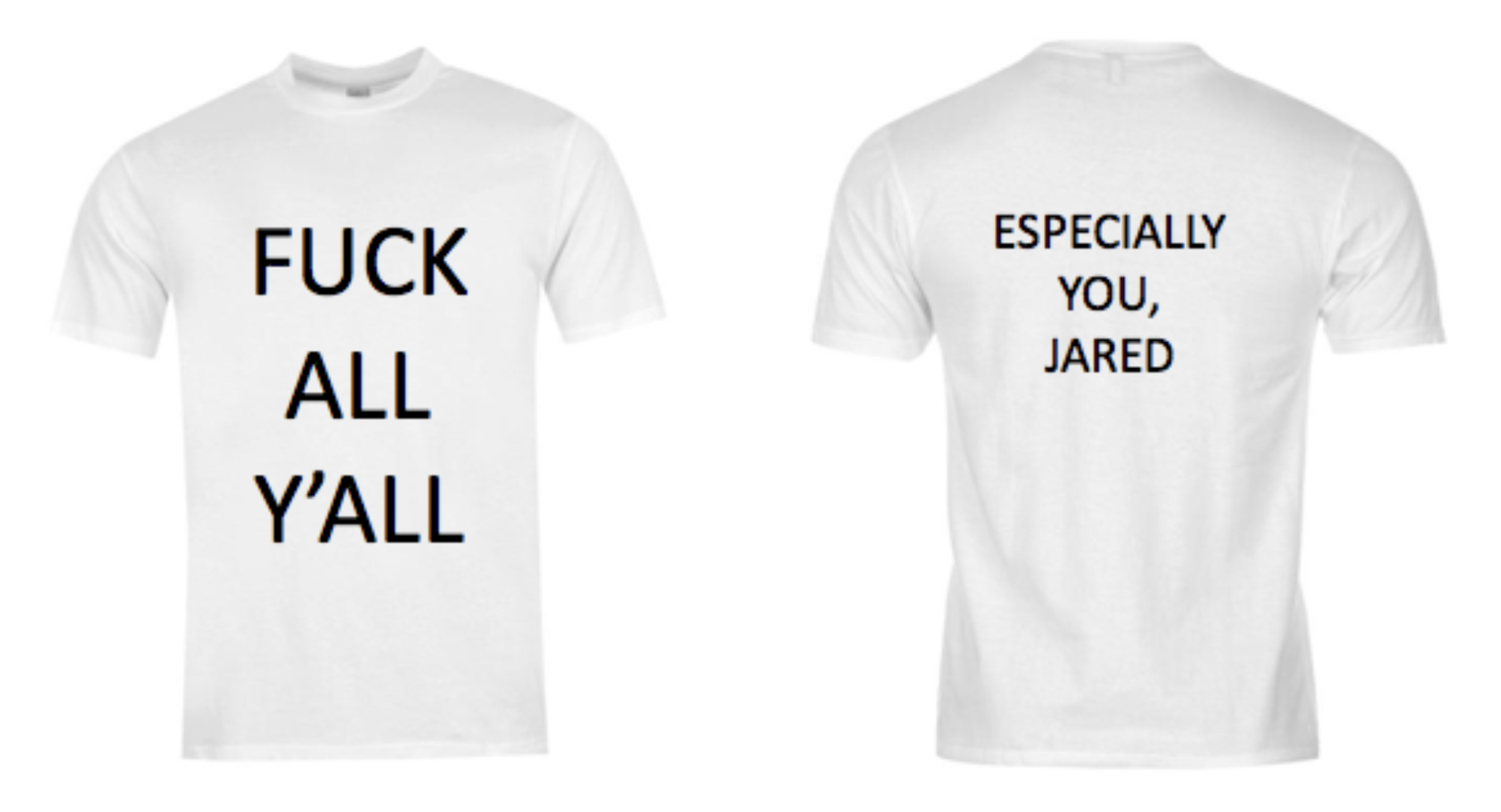 So, none of the above worked. It must not be you, the rest of the office must be pretty racist. Drop off your resignation letter in style with this white tee, but make sure to do it before Labor Day!