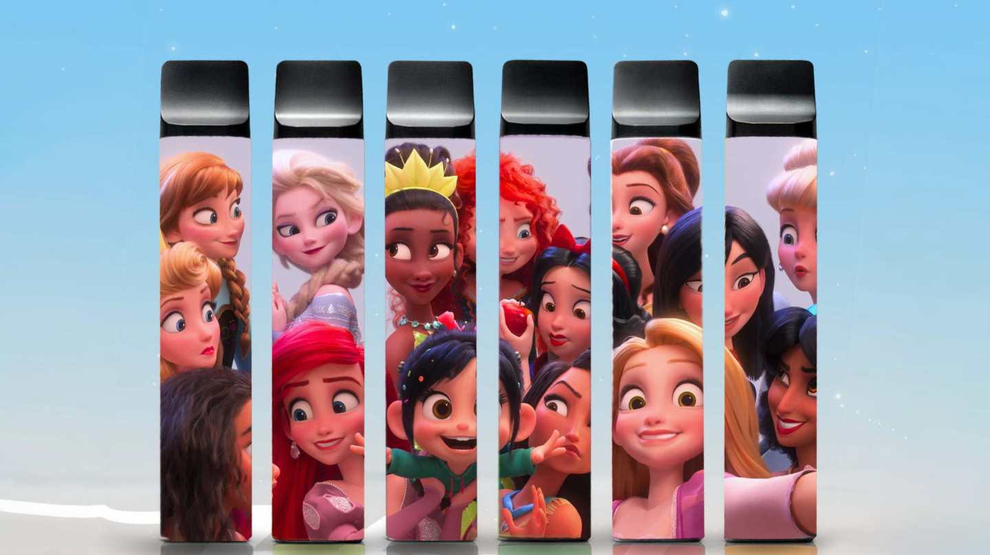 Vaping Brand Rolls Out Disney Princess Themed ECigs To Appeal To, Sure