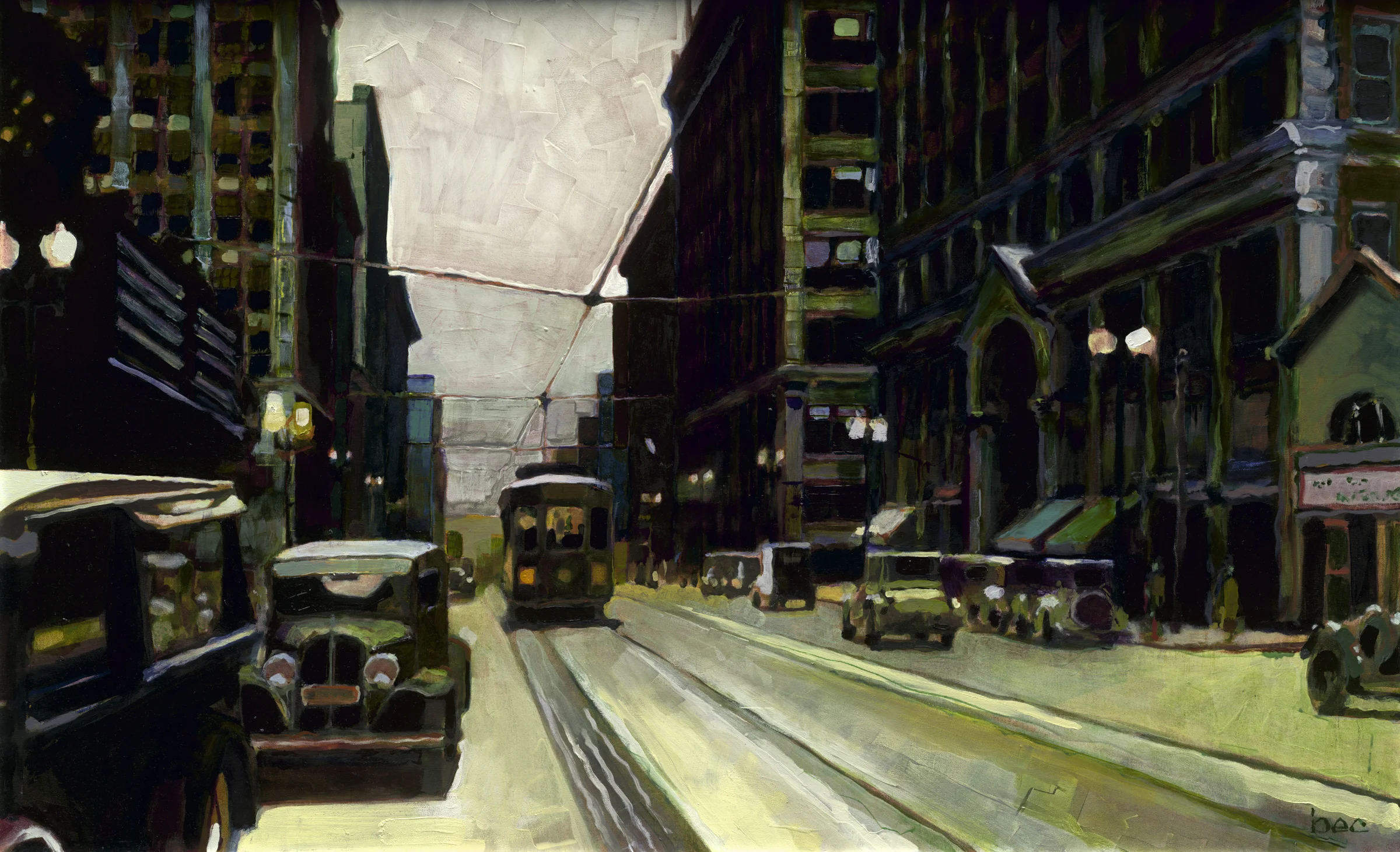 Illinois Looking South, 1925