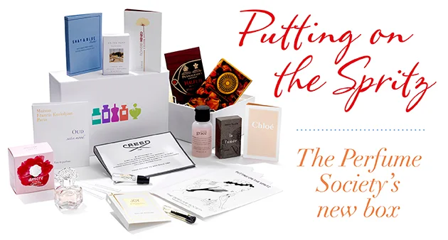 The Perfume Society Putting on the Spritz Box